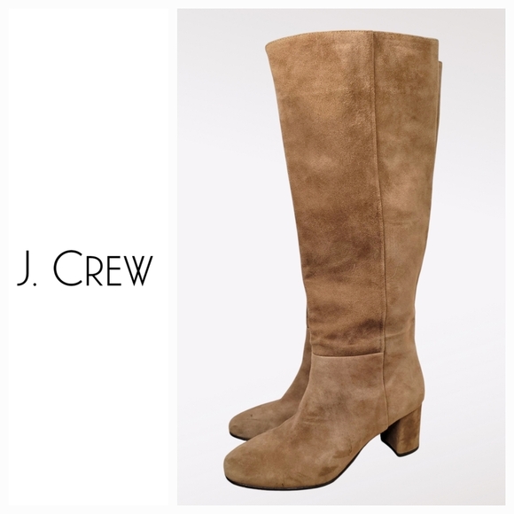 J. Crew Women's tall suede pull on boots